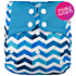 Elf Diaper Blue Arrows Print Easy-to-Use Butterfly Tabs Pocket Diaper for Busy Parents - S04H50