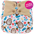 Elf Diaper Cartoon Hedgehog Print Waterproof Butterfly Tabs Baby Pocket Diaper for Leak-Free Nights - S04Y80