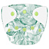 Elf Diaper Light Green Leaves Print Elastic Tabs AIO Pocket Diaper for Newborns - T01H42