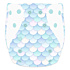 Elf Diaper Mermaid Print Waterproof Newborn AIO Pocket Cloth Diaper - T02H65