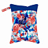 Elf Diaper Chrysanthemum Print Stroller Hanging Bag with Dual Compartments for Wet and Dry Items - WETA-E02