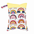 Elf Diaper Cartoon Rainbow Print Stylish Double Pocket Zipper Bag for Travel and Everyday Use - WETA-E09