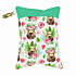 Elf Diaper Cute Sloth Print Compact and Durable Wet/Dry Separation Bag for Diapers and More - WETA-H21