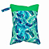 Elf Diaper Banana Leaf Print Easy-to-Clean Wet Bag with Dual Compartments for Wet and Dry Items - WETA-H24