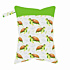 Elf Diaper watercolor Sea Turtle Print Versatile Dual Pocket Zipper Bag for Diapers, Toys, and More - WETA-H72