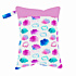 Elf Diaper Watercolor Cloud Print Stroller Hanging Bag with Dual Compartments for Wet and Dry Items - WETA-H77