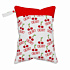 Elf Diaper Cherry Print Easy-to-Clean Wet Bag with Dual Compartments for Wet and Dry Items - WETA-Y36