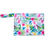 Elf Diaper Strelitzia Pansy Print Convenient Waterproof Bag for Baby Supplies - WETB-H17