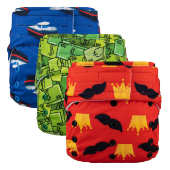 Elf Diaper Hook and Loop OS Cloth Pocket Diaper E-Series