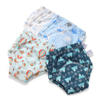 6 Layers Cotton Baby Training Pants Potty Training Urination Training Pants Boys Girls 1-3T