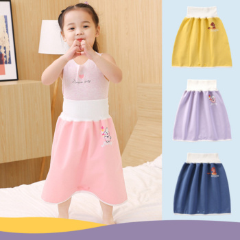 0-8 Year Waterproof Leak-proof Potty Training Pants Children Anti-bedwetting Nighttime Baby Diaper Skirt
